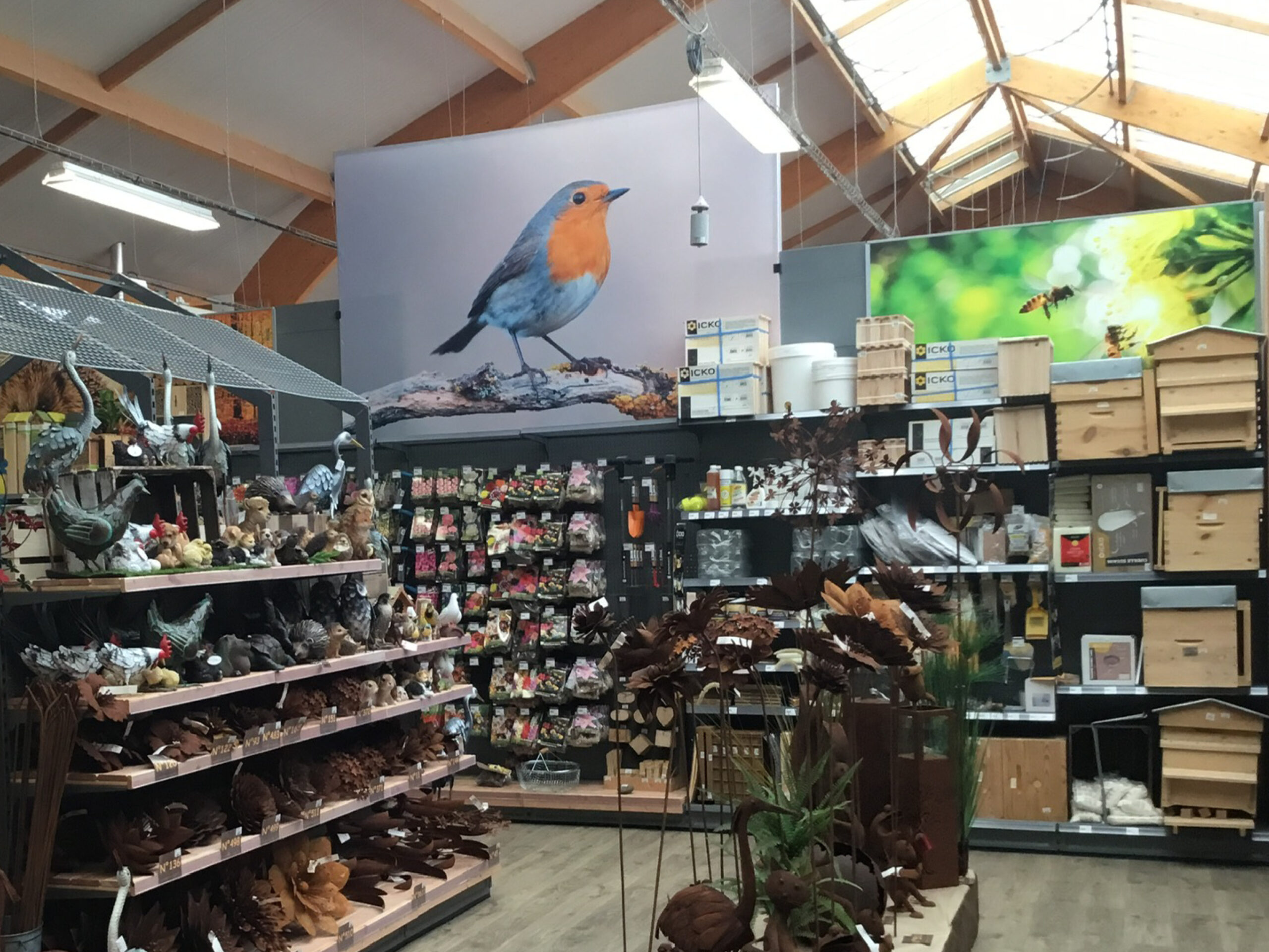 Habillage de tête de gondole