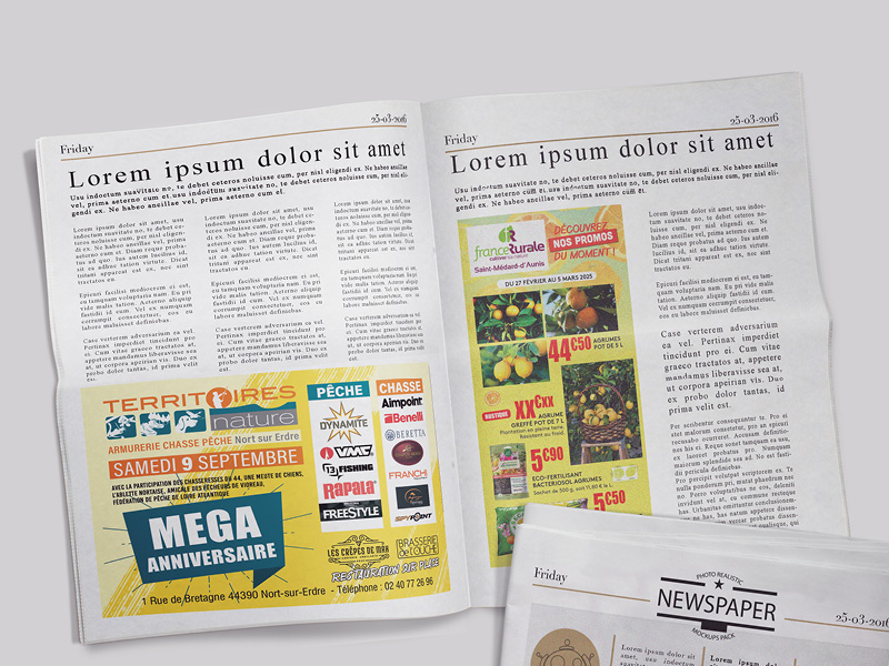 Recrutez de nouveaux clients : encart presse